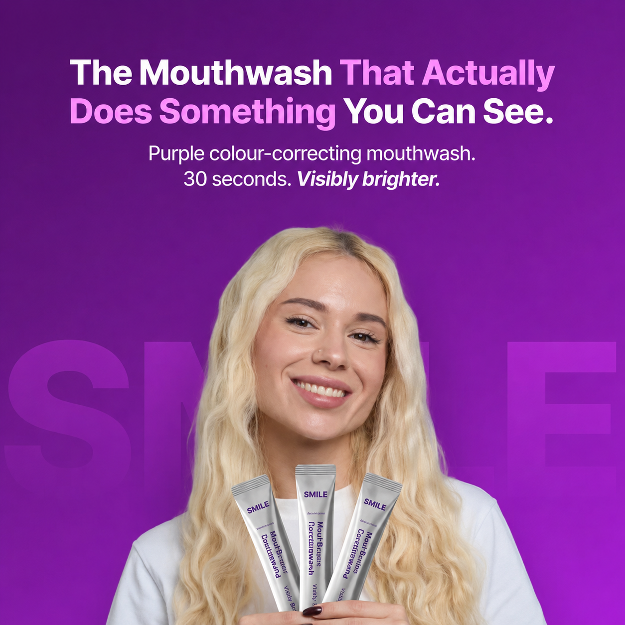 MR SMILE™ Purple Mouthwash